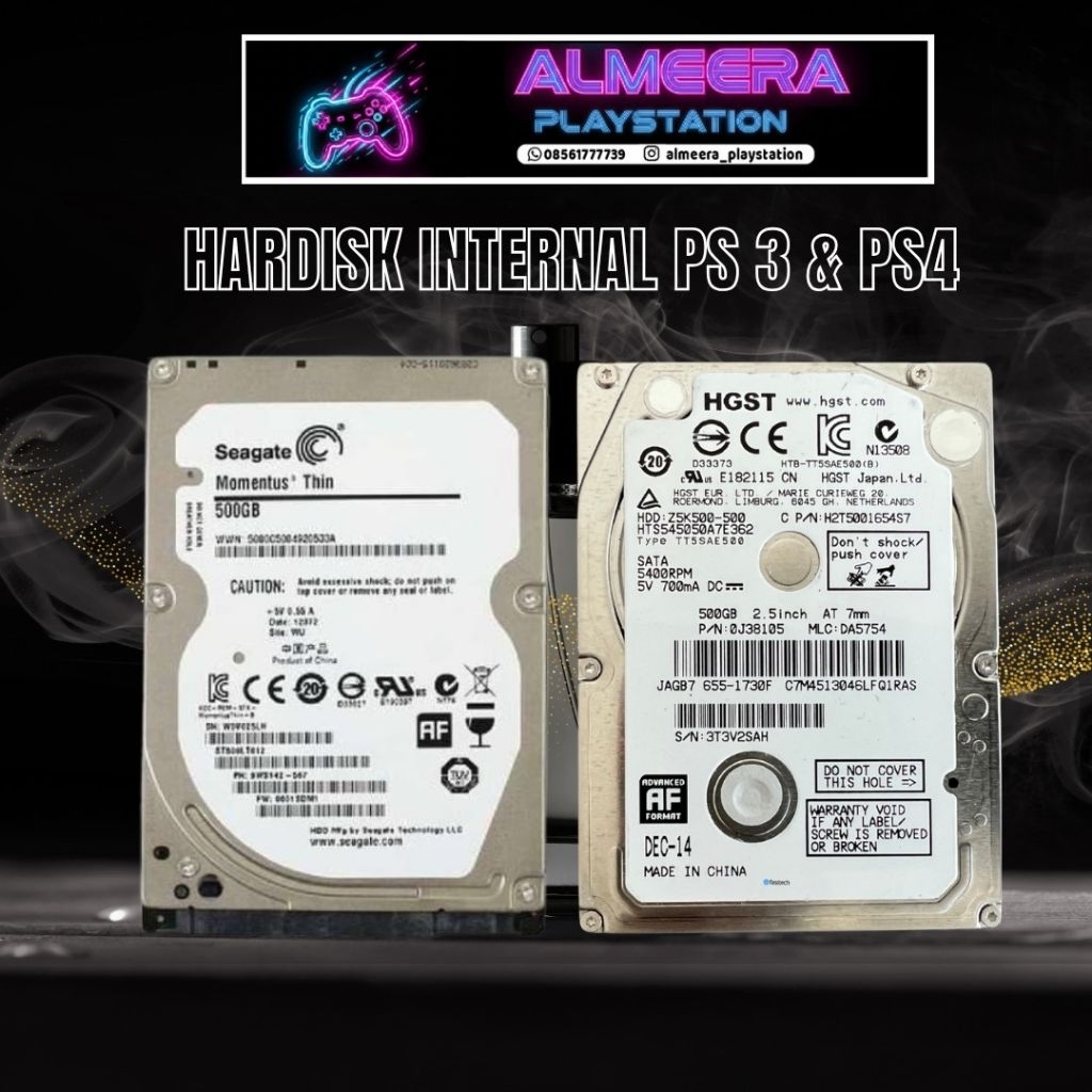 Hardisk PS3 dan PS4