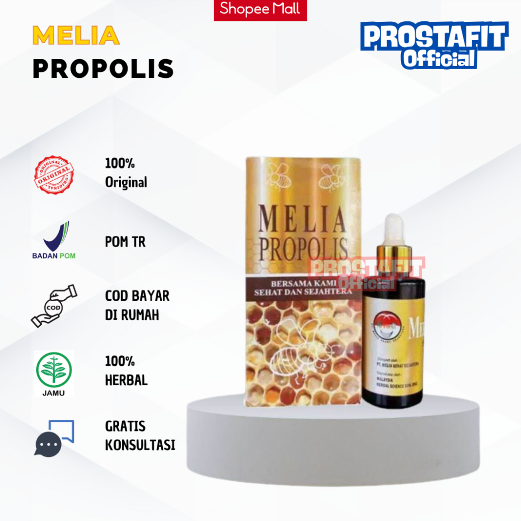 Propolis Melia Sehat Sejahtera 6Ml - 55Ml Original PROPOLIS MELIA