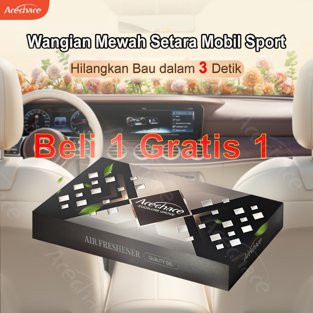 ACECHACE Solid Perfume mobil Baru yang Hanya untuk pria, Parfum Gel Mobil Premium,Aroma yang kaya, A
