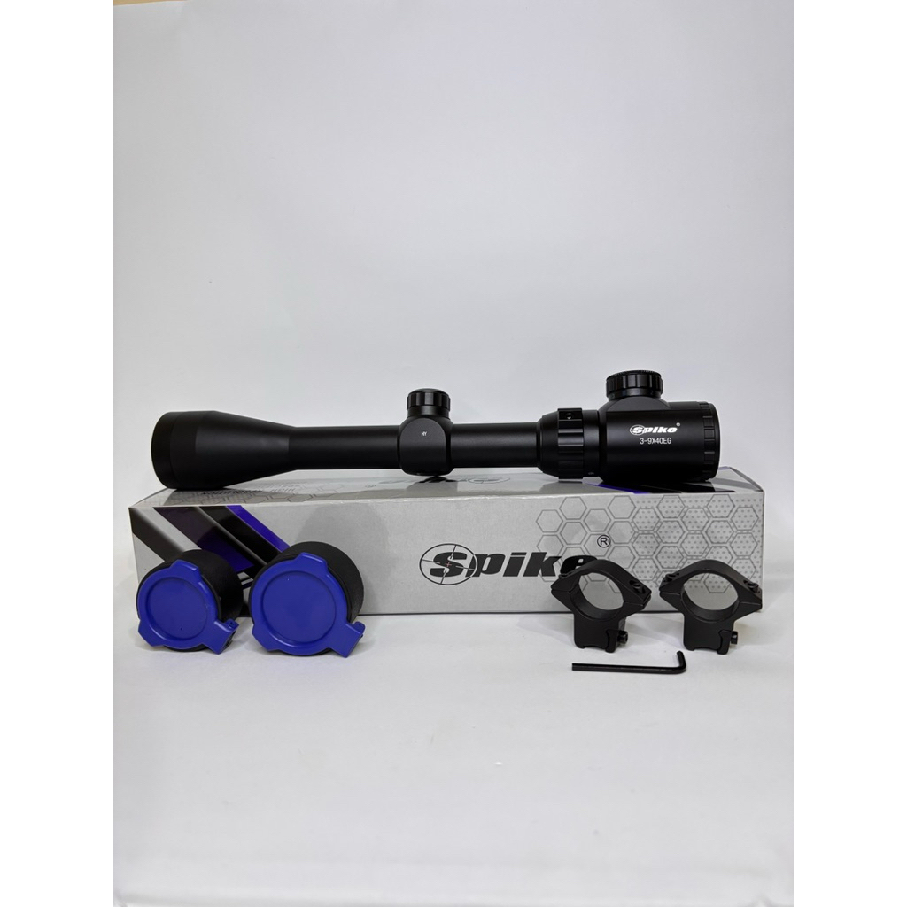 teleskop spike 3-9x40eg tutup flip telescope murah dan bagus