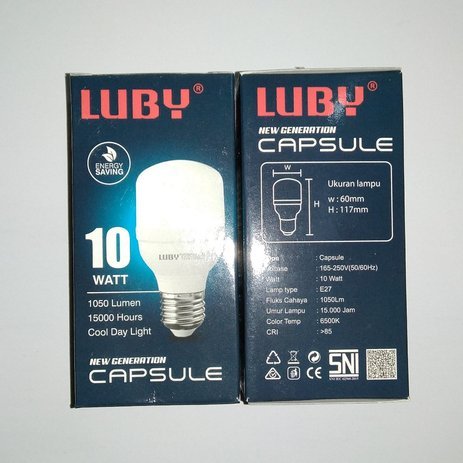 Bohlam Luby Capsule 10 Watt