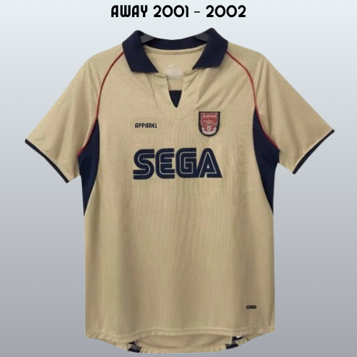 Jersey arsenal away 2001 2002