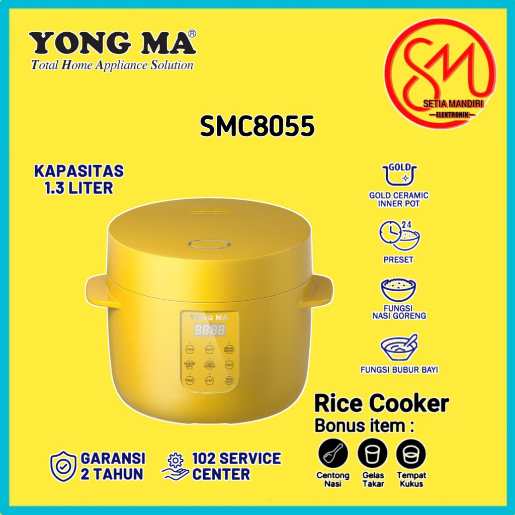 RICE COOKER MAGIC COM YONGMA YONG MA SMC 8055 1.3 LITER