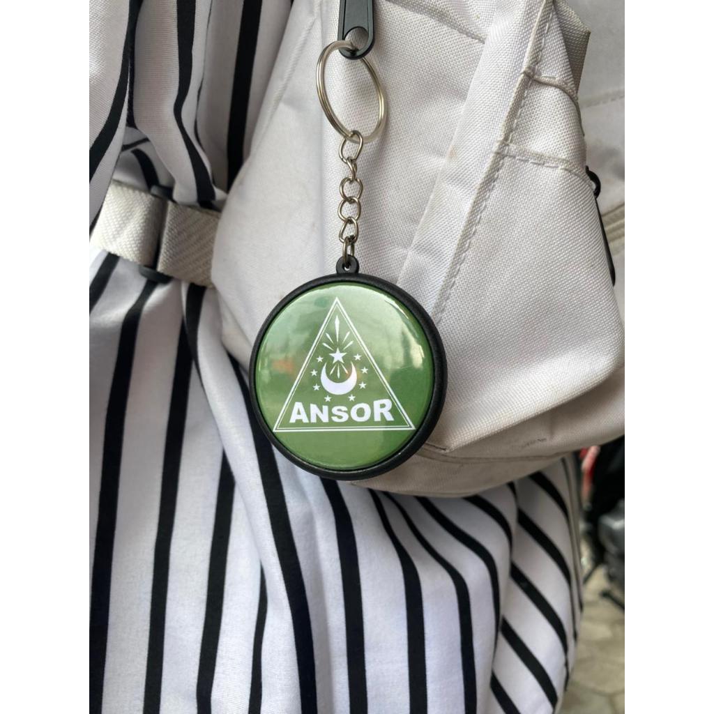 GANCI PIN ANSOR/GANTUNGAN KUNCI LOGO ANSOR/GANCI ANSOR HIJAU