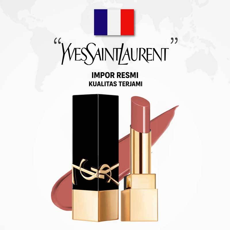 YSL Lipstick Rouge Pur Couture The Bold 1.3g– Lipstik Matte Premium, Long Lasting, Moisturizing, Pig