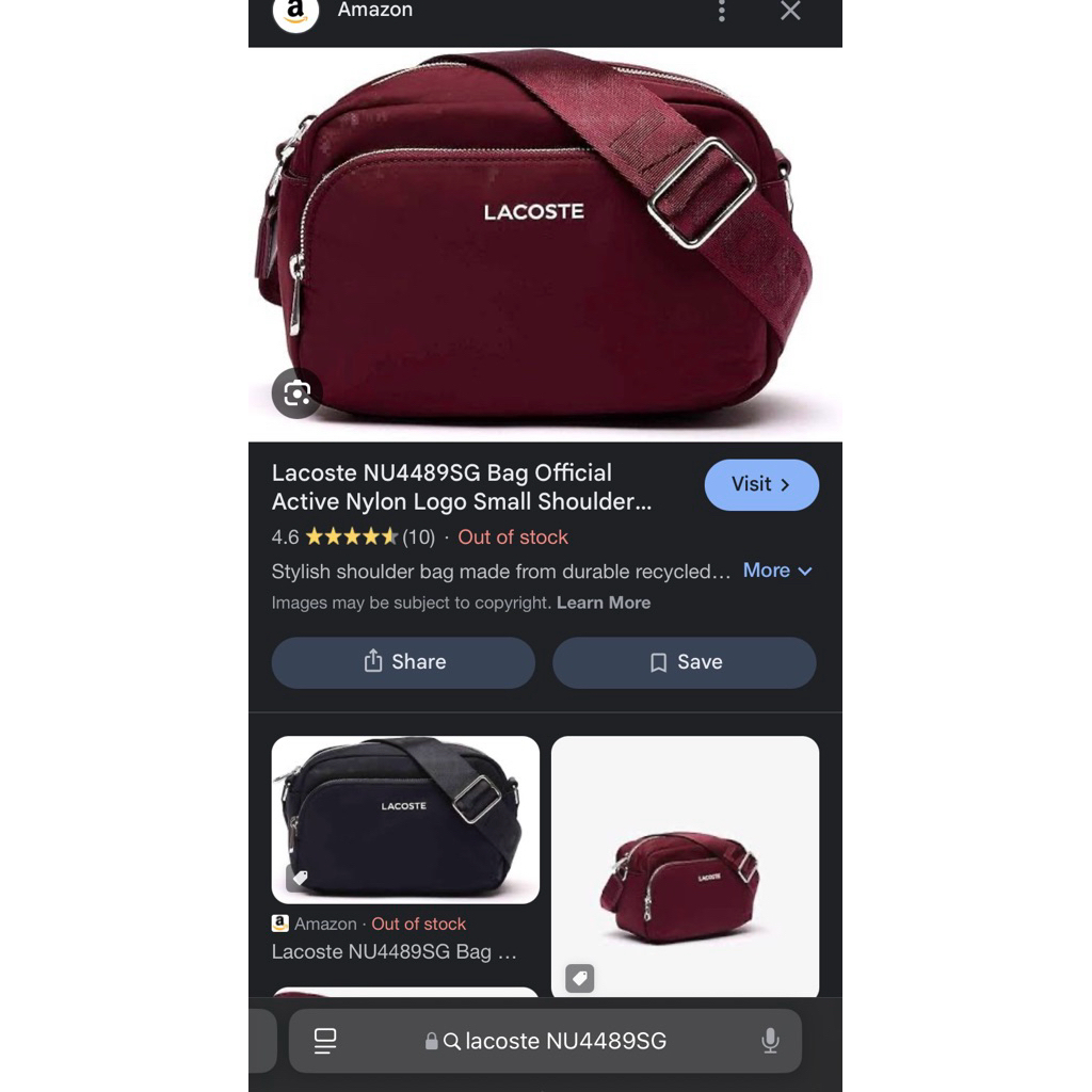 Lacoste Original preloved like new