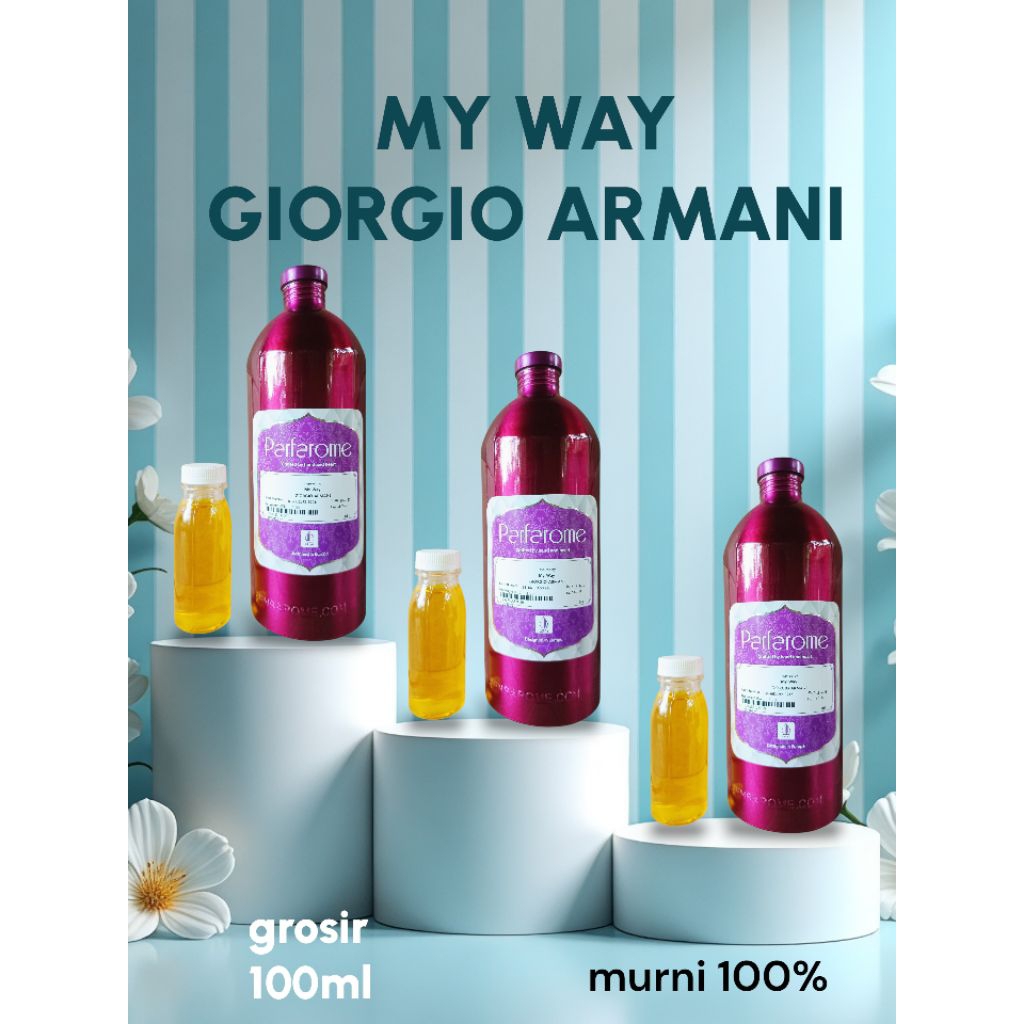 (100ml) My way giorgio Armani 100% bibit parfum parfarome