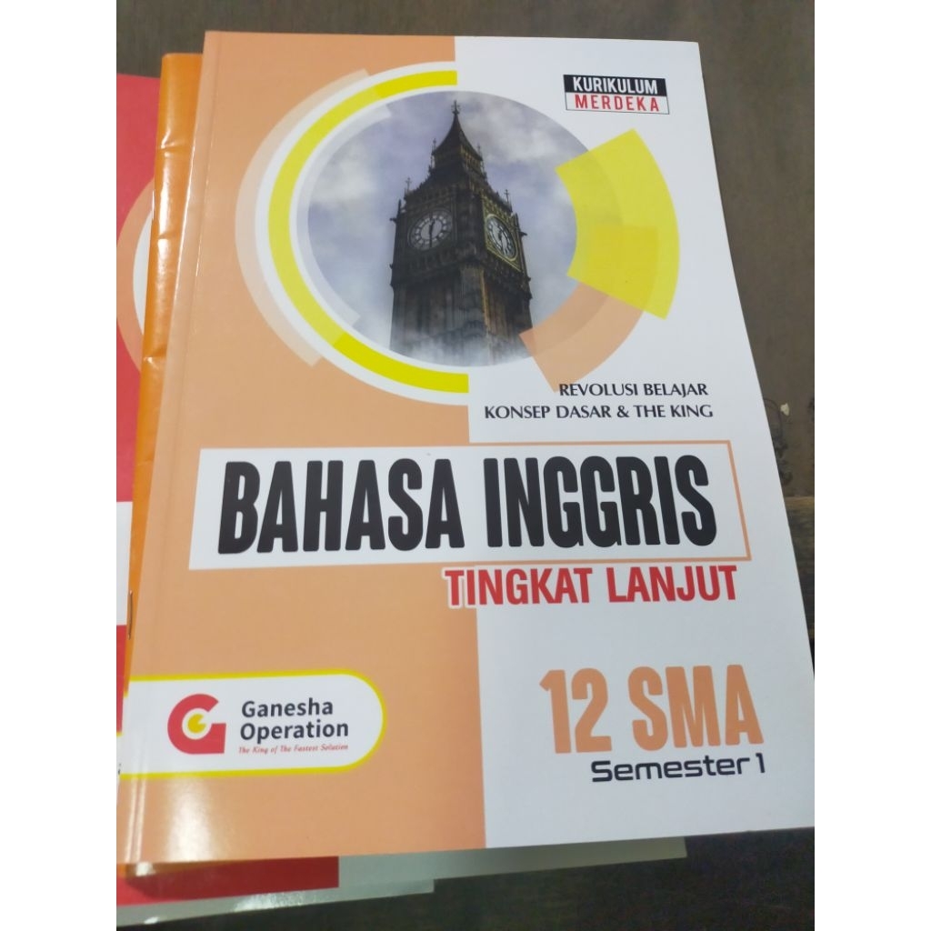 LKS SMA kelas 12 bahasa Inggris kurikulum merdeka bekas masih bagus