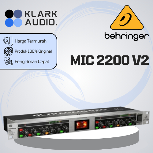 BEHRINGER MIC2200V2 / MIC-2200V2 / MIC 2200 V2 Mic Preamp ORIGINAL