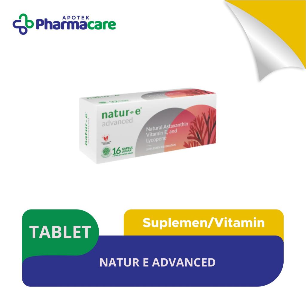 PHARMACARE | NATUR E ADVANCED | VITAMIN E - KULIT CERAH - KESEHATAN KULIT - ANTI AGING ()