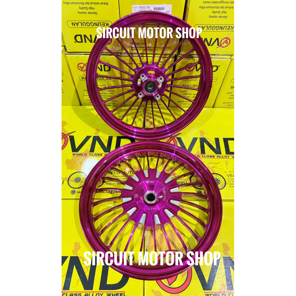 VELG VND RACELINE RING 14 VARIO 125 VARIO 150 VELG VND RACELINE RING 14 SCOOPY VARIO 110 BEAT