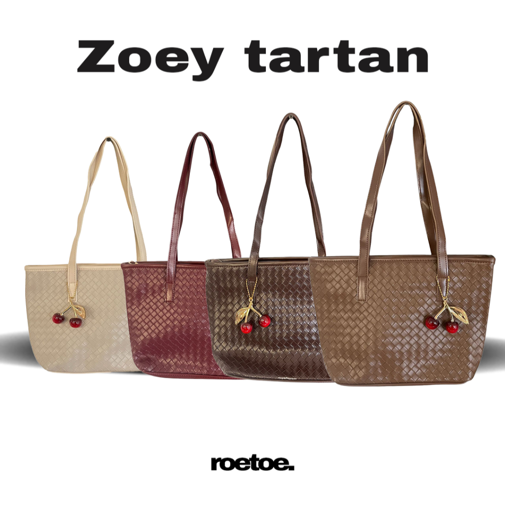 Zoey tartan bag | Tas bahu | Handlebag By roetoe