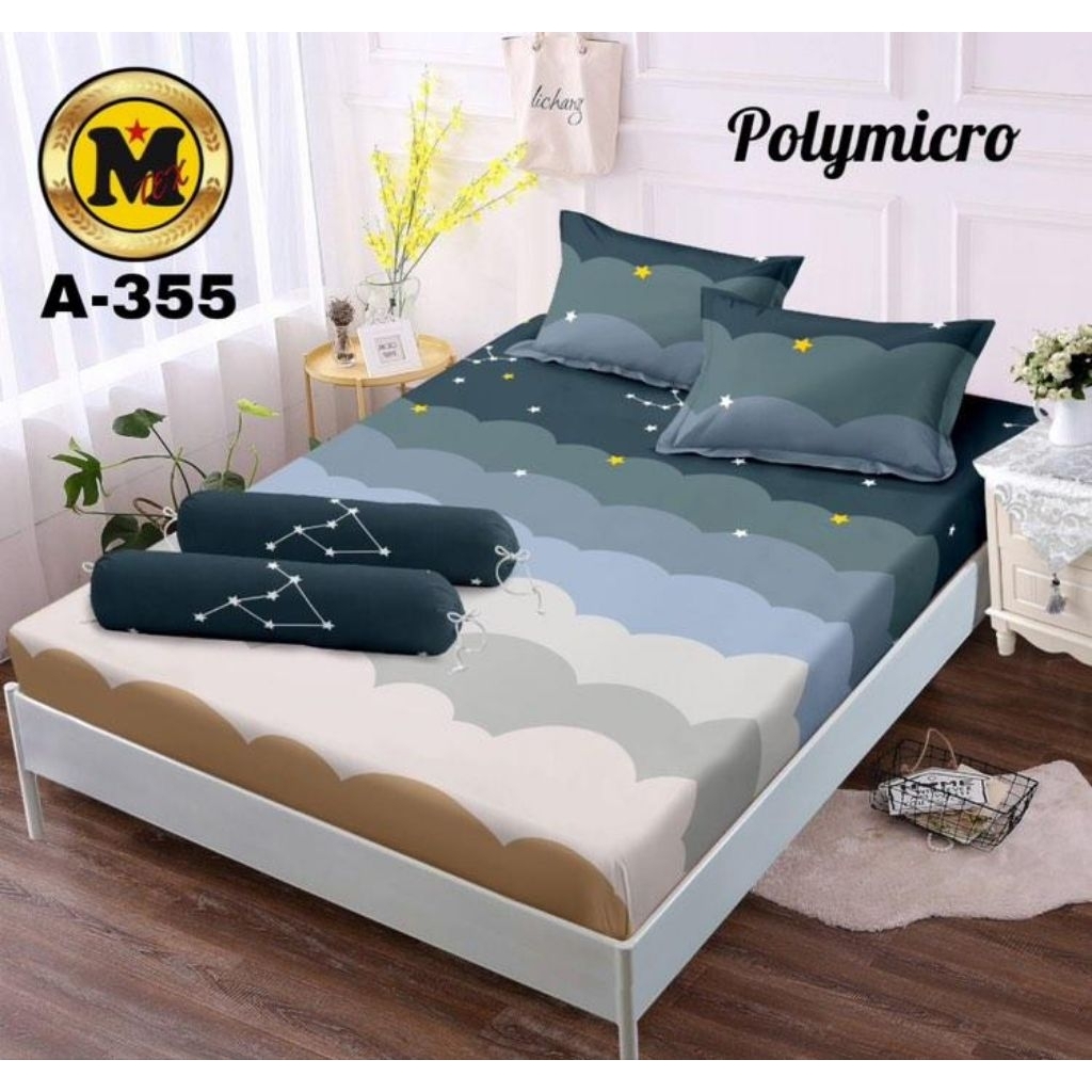 Kain Bahan Polymicro Sprei/Sprai Motif Karakter Termurah Meteran