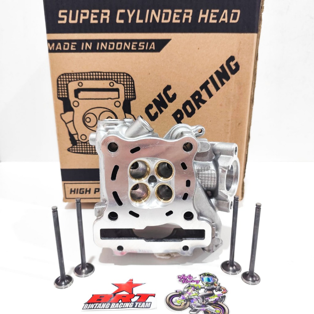 HEAD ALBRONZE BRT AEROX NEW NMAX WR 155 VIXION R VVA R15 22/19 PORTING CNC