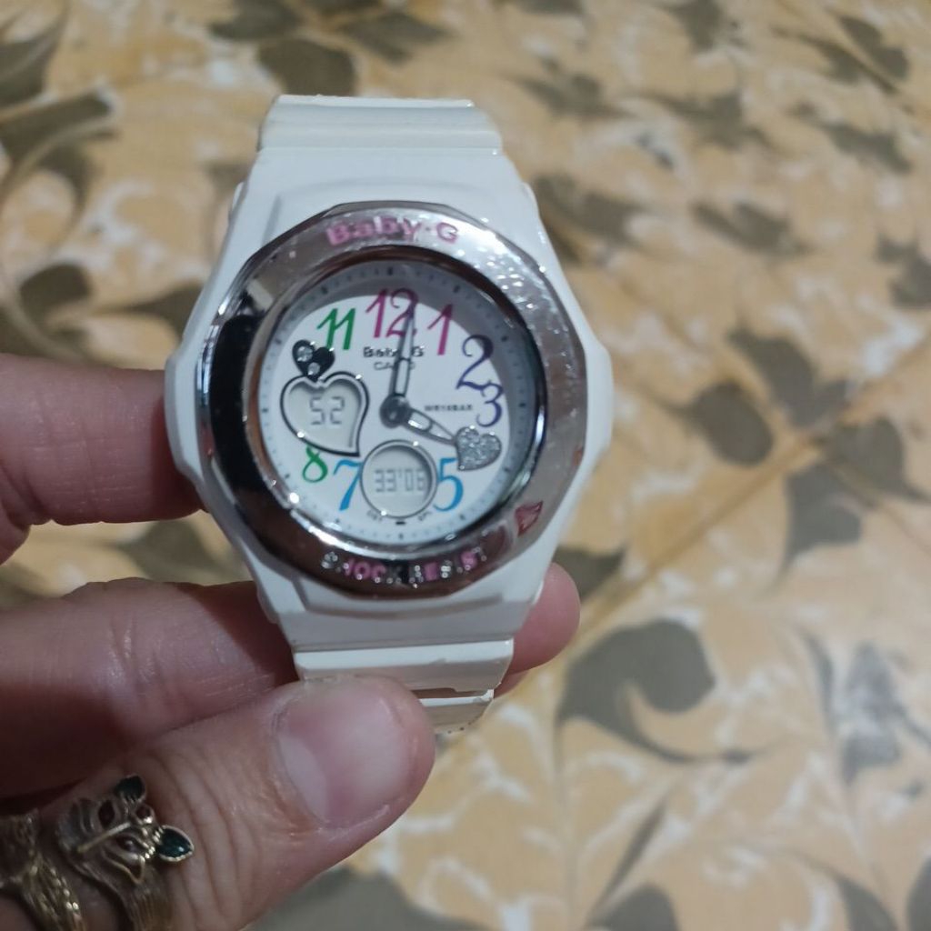 preloved baby g putih