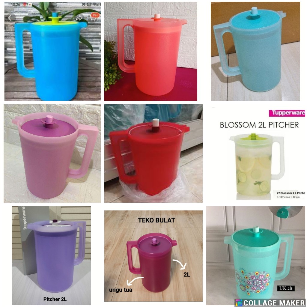 teko 2 L tupperware pitcher