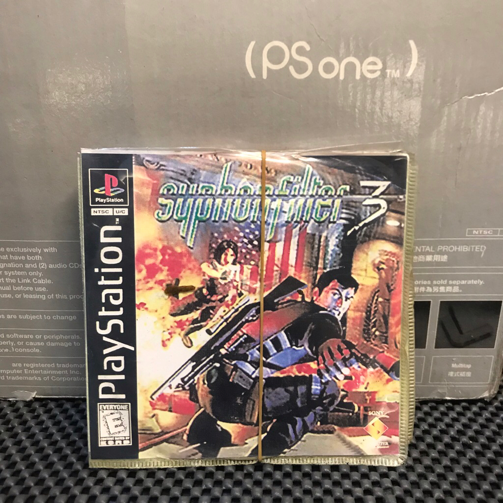 Syphon Filter 3 PS1 kaset kopab cd game ps 1