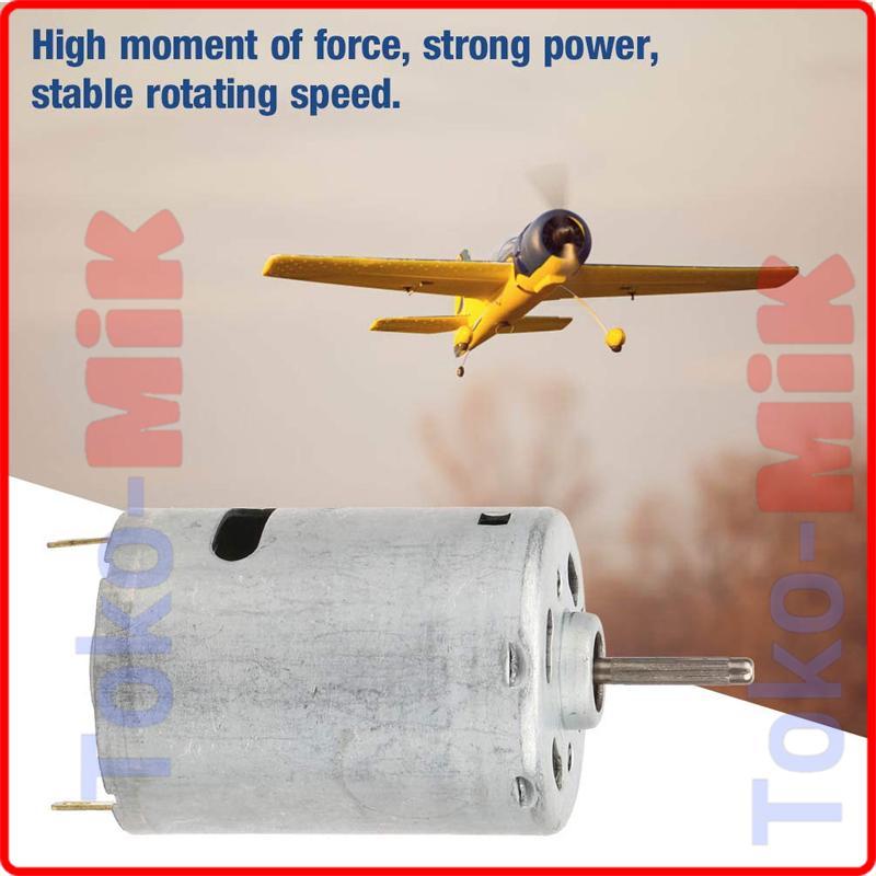 Dinamo DC Motor RS380 RS 380 DC 7.4V 4.2V 3V-9V High Speed RPM High Torque Mini RC Car Baterai Lithi