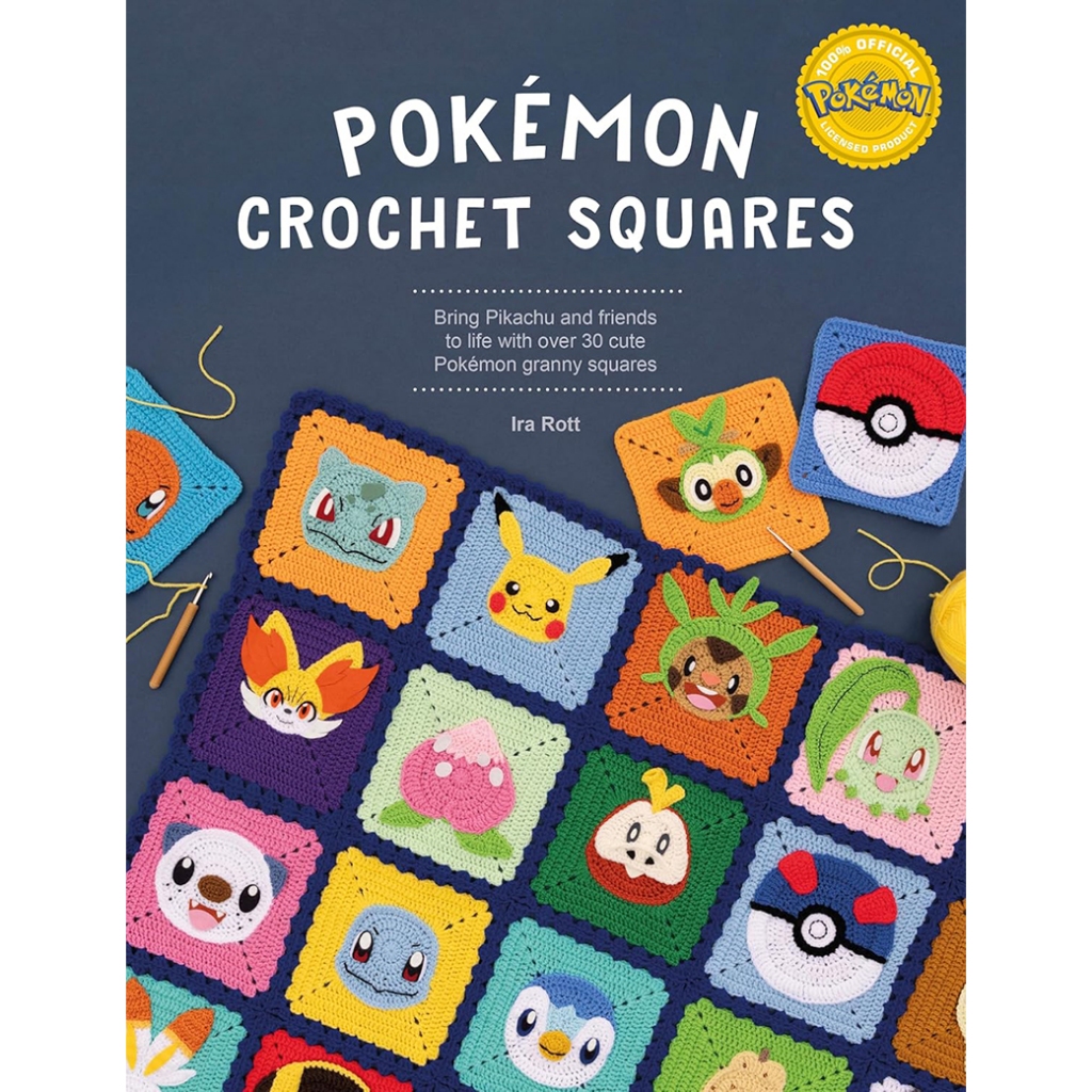 Buku Pokemon Crochet Squares
