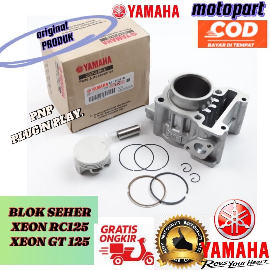 Blok Seher Xeon GT 125  Blok seher Xeon RC 125  1LB Blok xeon fi Boring xeon RC