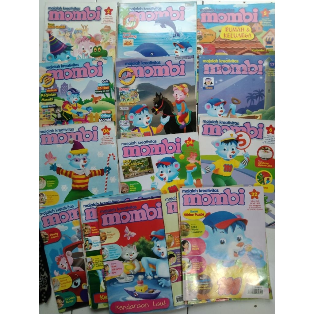 Majalah Kreativitas Anak Majalah MOMBI bekas Mulus
