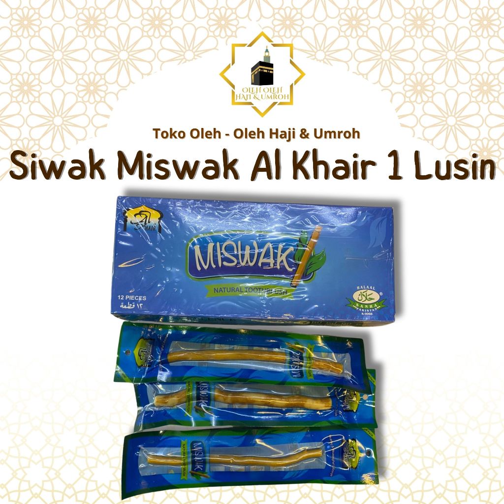SIWAK MISWAK AL KHAIR 1 LUSIN SIWAK SUNNAH  RASULULLAH SIWAK KERING SIWAK MISWAK SIWAK 1 BOX SIWAK A