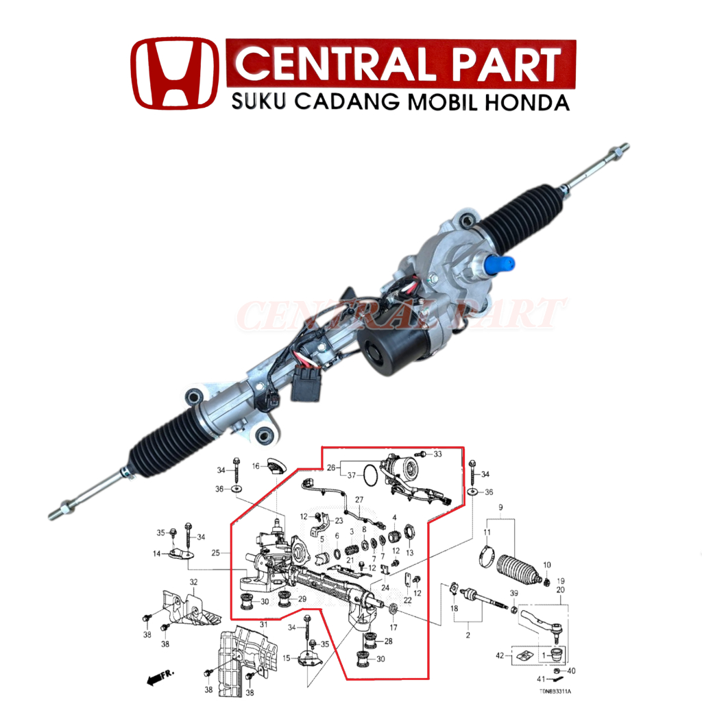 power steering rack steer gear box steer rak stir honda crv RM gen4 2013 2014 2015 2016 2017