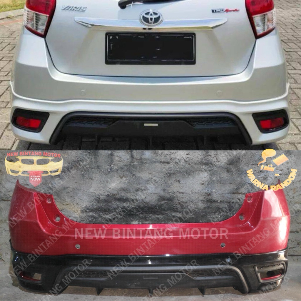 Bumper belakang bodykit toyota yaris TRD sportivo 2015 2017 original