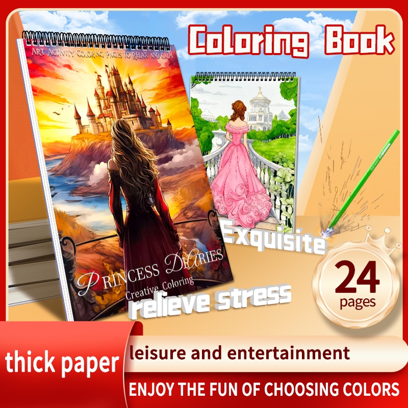 Self Healing/Anti Stress Adult Colouring Book (Buku Mewarnai Dewasa)