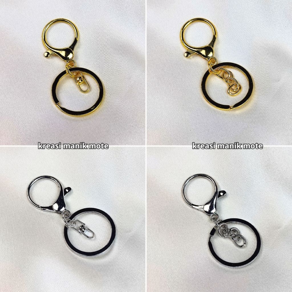 Gantungan Kunci Stainless / Kaitan Lobster Ring / Gantungan Kunci Besi