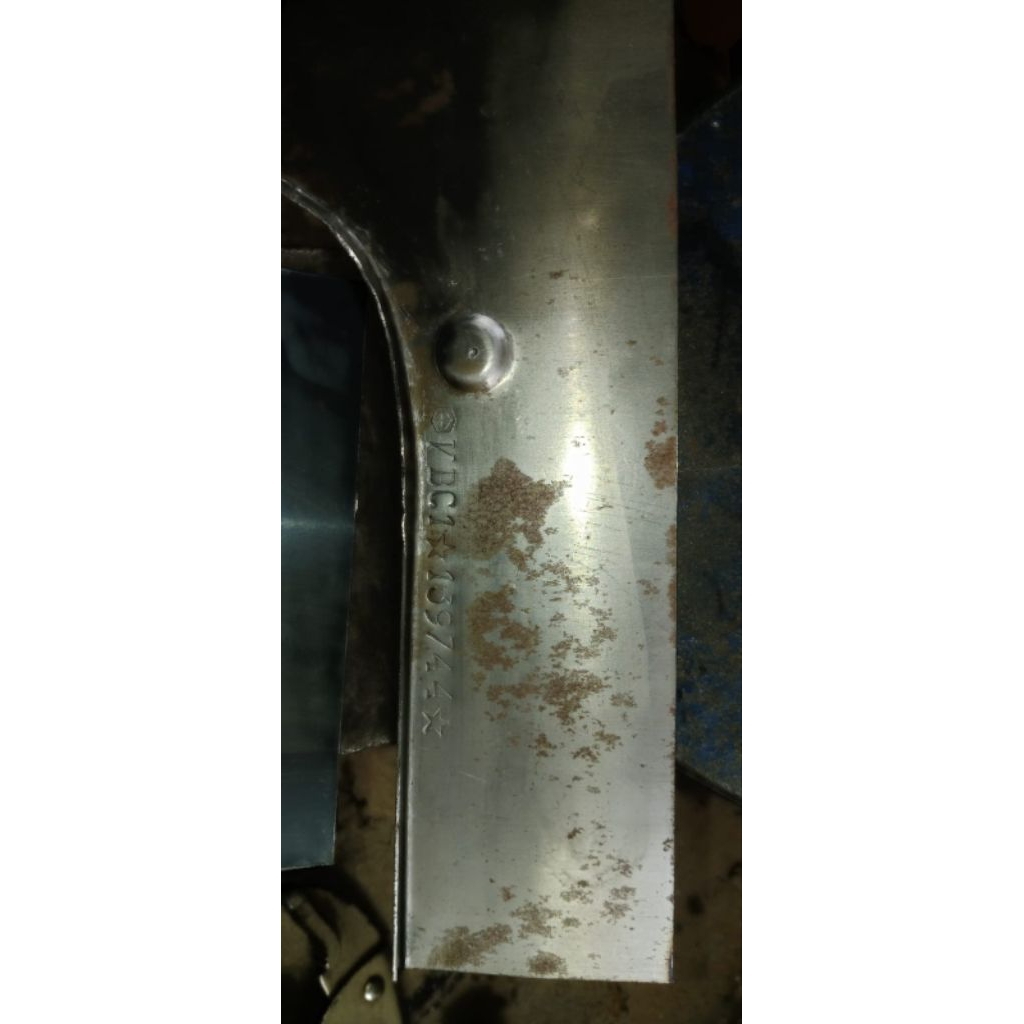 KETOK NOMOR RANGKA VESPA FONT MIRING PAKAI NAT