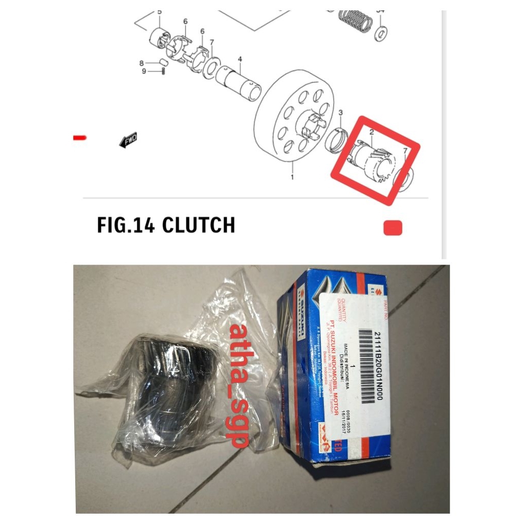 gear gigi primer primary suzuki SHOGUN FD 125,Shogun FL,NR,RR,AXELO ,smash Titan ORI sgp