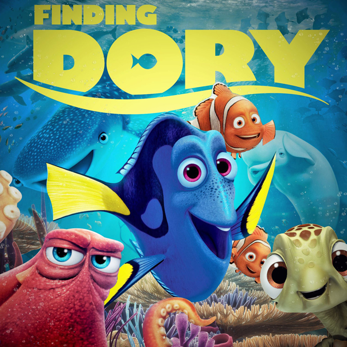 kaset DVD film anak animasi disney pixar Finding Dory (2016)