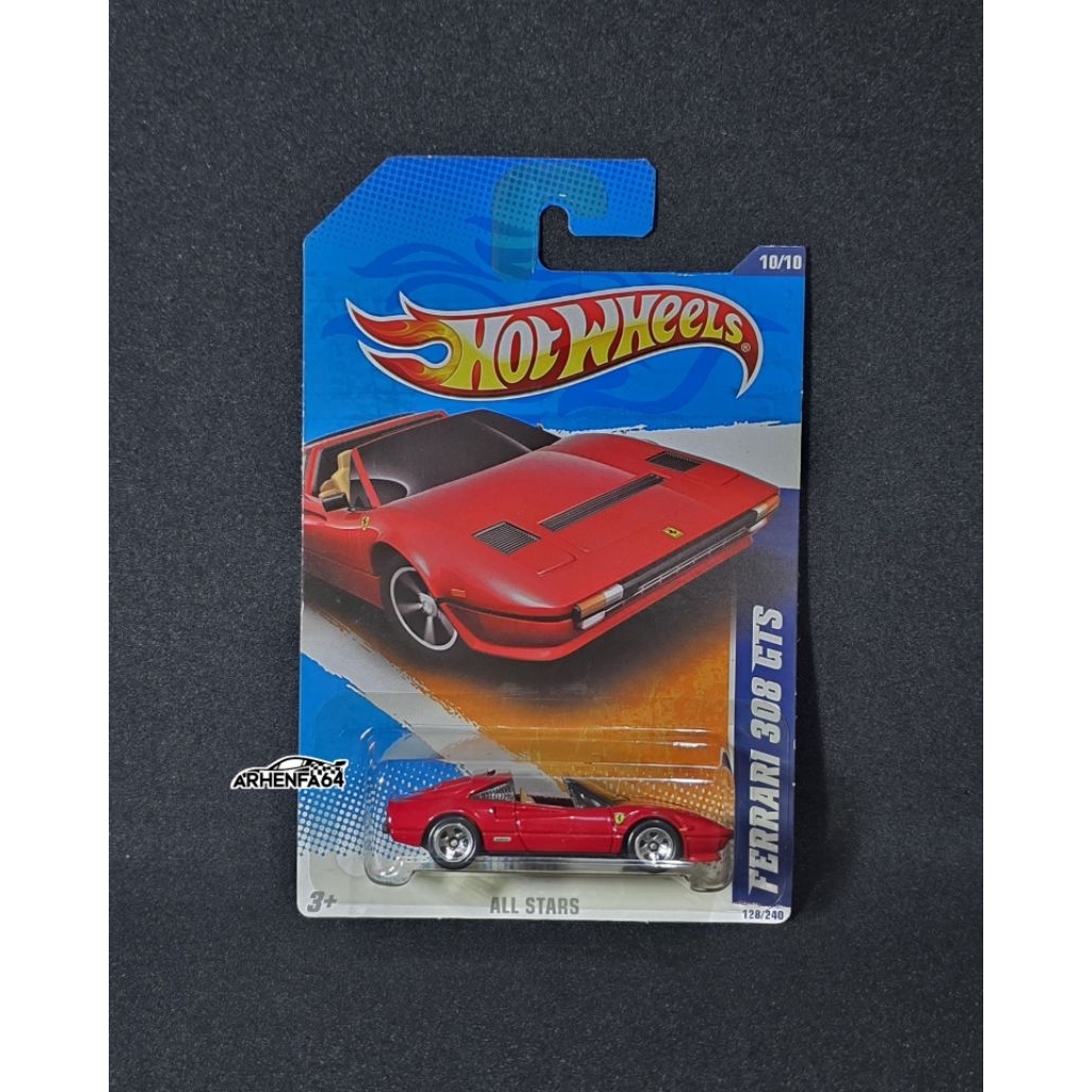Hotwheels Ferrari 308 GTS - Akta Card