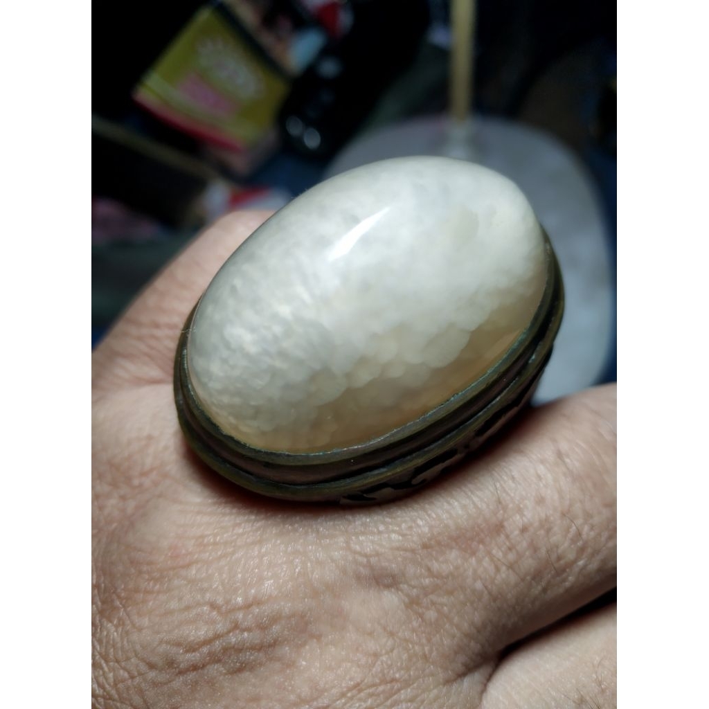 Batu Akik Pandan Kapas Babon Natural T2/18