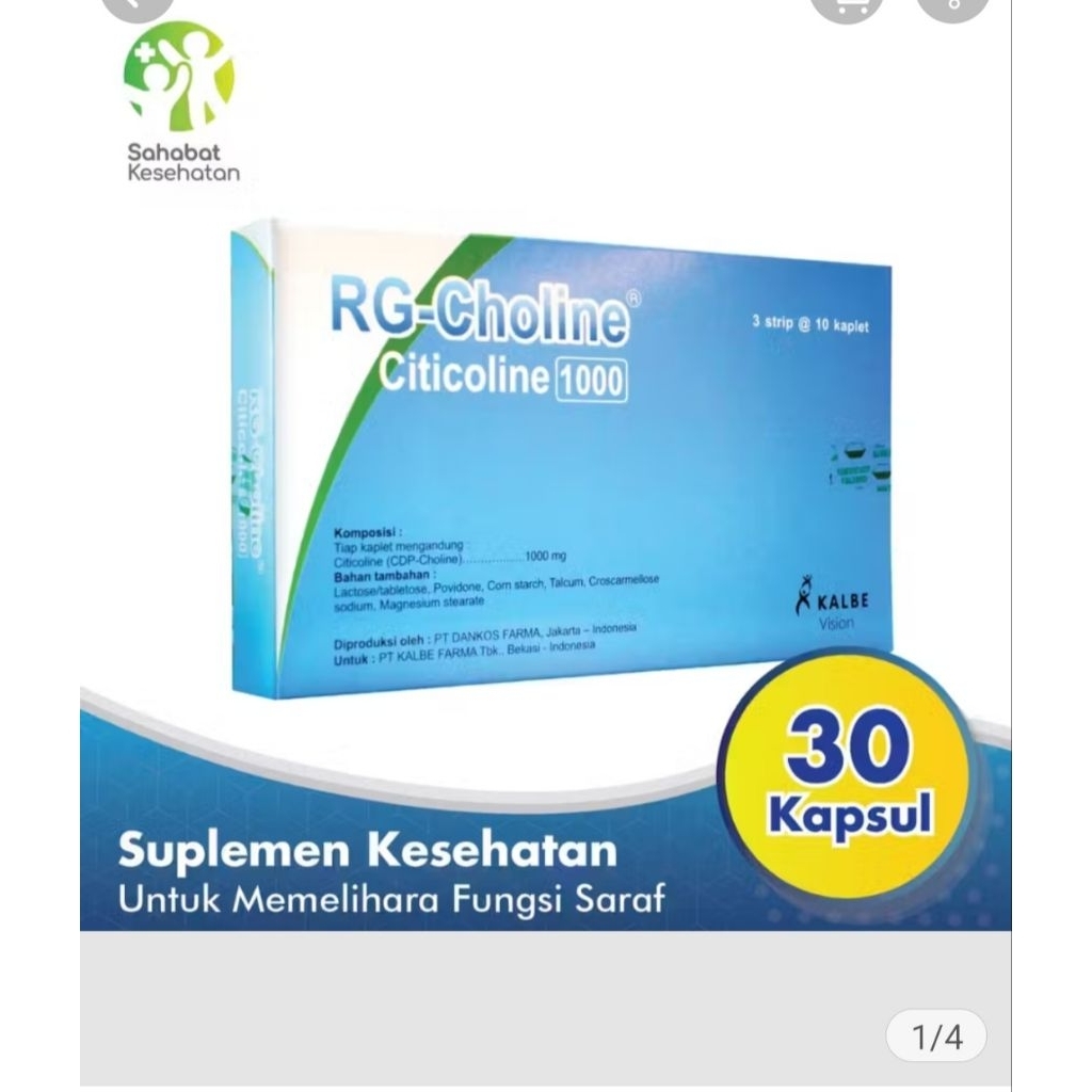 RG Choline kaplet 1000mg