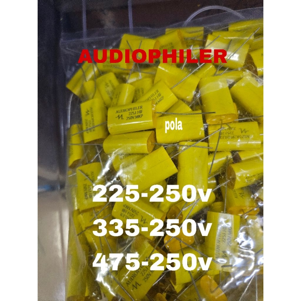 AUDIOPHILER 225 335 475 250V KAPASITOR MKP AUDOPHILER