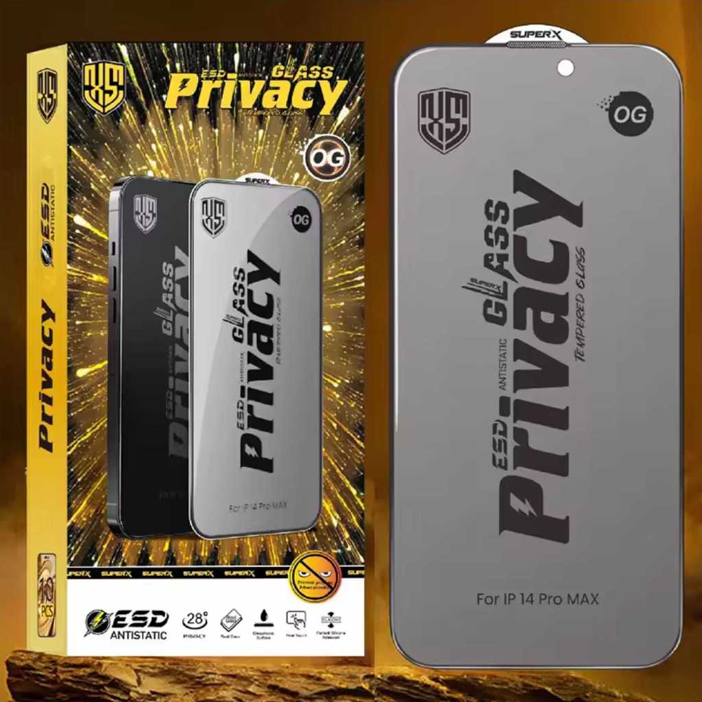 [ PER BOX ] TEMPERED GLASS STATIC SPY PRIVACY OG FOR REALME C75 / Realme  C75X / Realme C67 4G / Rea