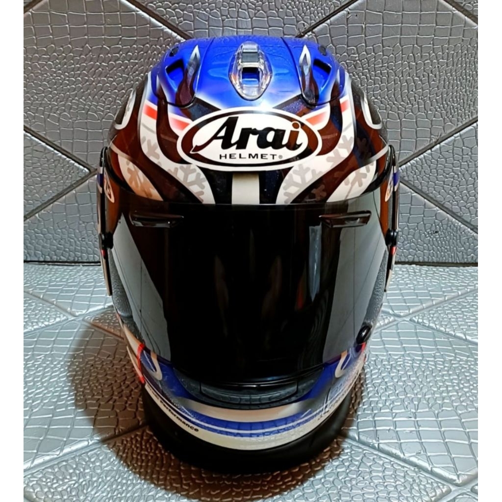 Helm ARAI RR5 Haga Blue Tractor