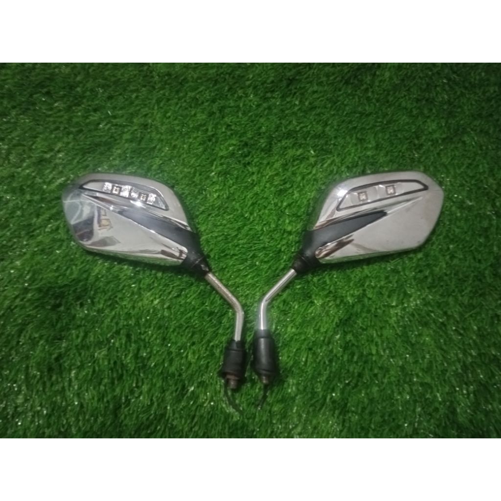 cover spion kaca spion depan set all honda suprax karisma kirana 125 cc original croom