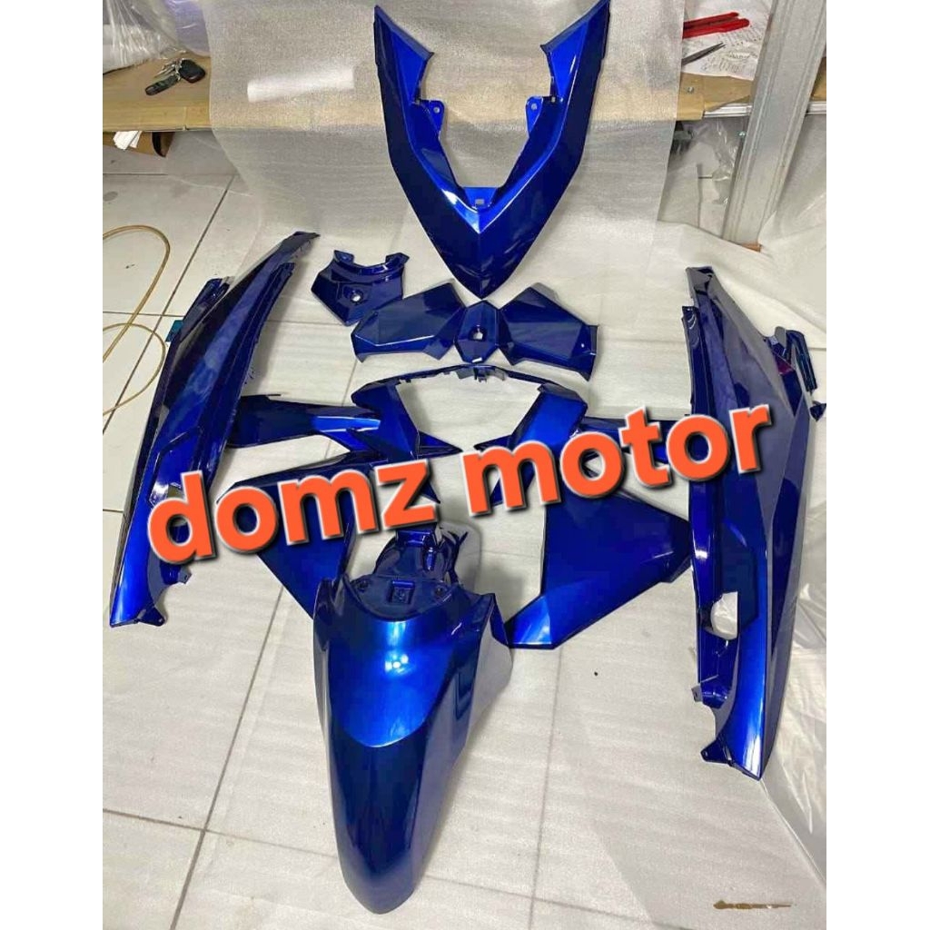 cover full body halus honda vario 125 150 led old 2015 2017 warna biru candy