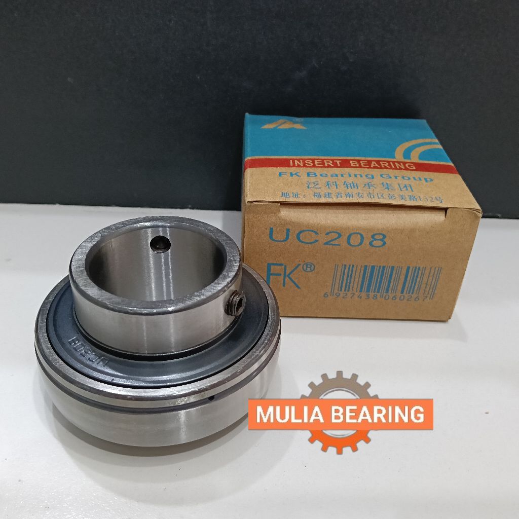 BEARING INSERT UC 208 / UC208 ( AS 40MM ) Merk FK