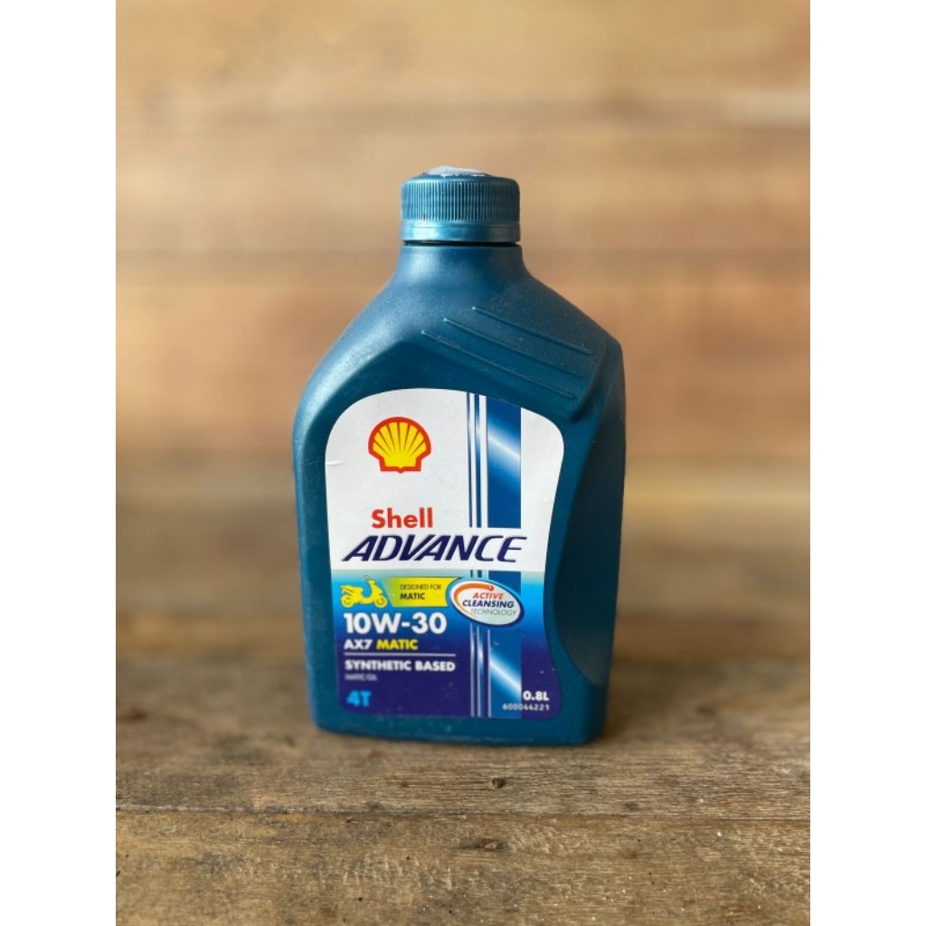 Shell Advance AX7 10W-30 0.8L – Oli Motor 4-Tak Berkualitas
