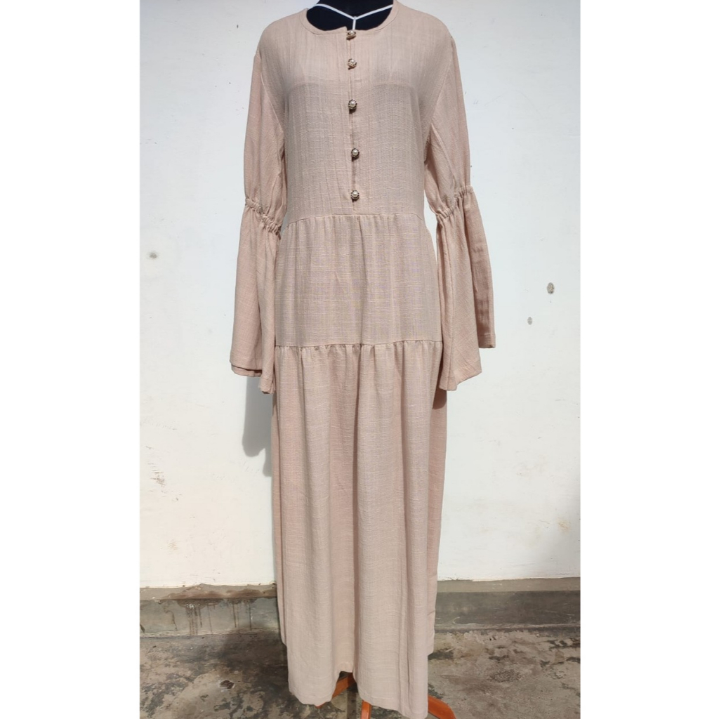 Gamis Dewasa| Linen Rayon Premium| TayBe