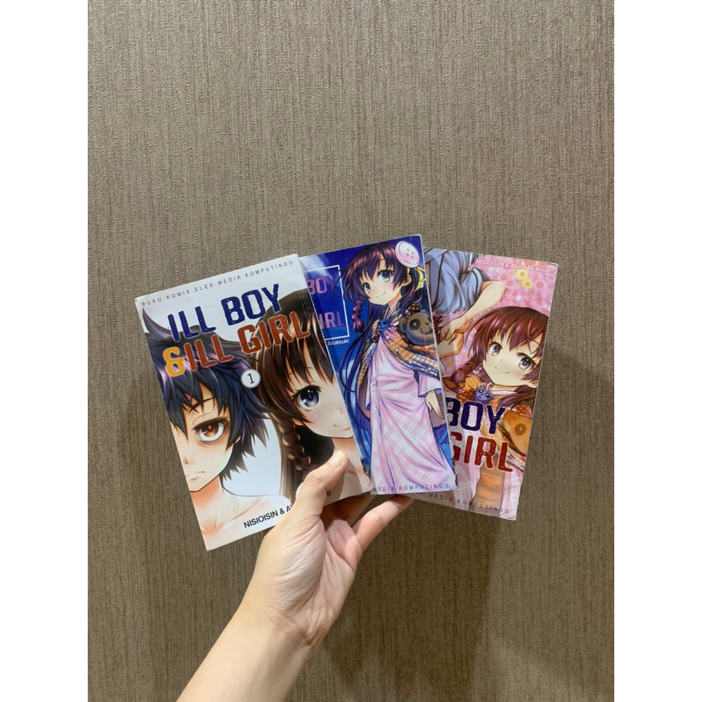 Komik Manga Set Ill Boy and Ill Girl 1-3