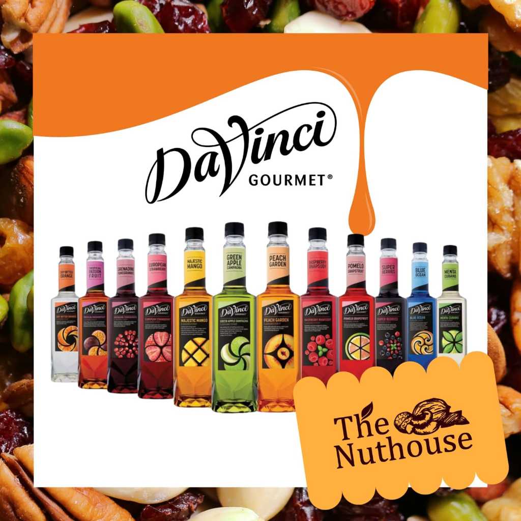 DaVinci Gourmet Syrup 750ml All Variant Flavors - Lychee, Hazelnut, Pistachio, Caramel, Mango, Straw