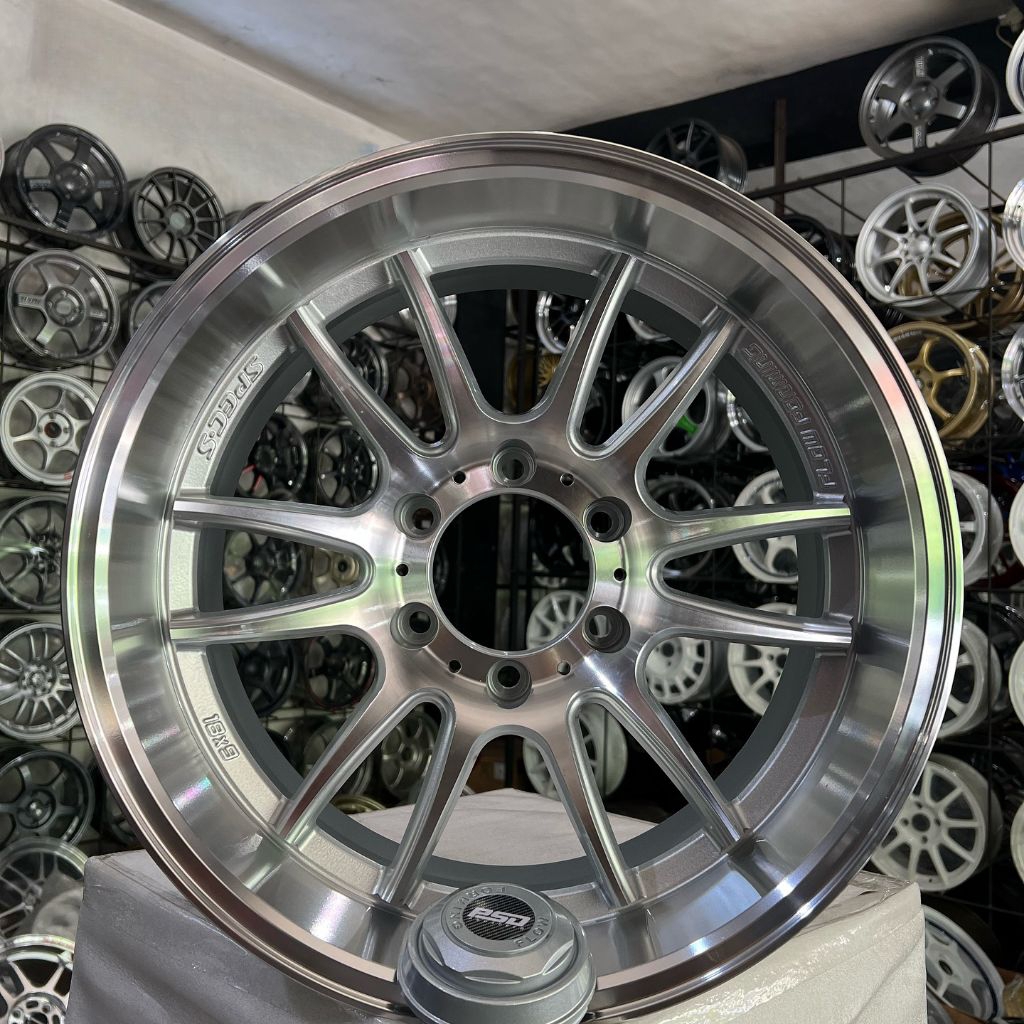 velg racing tds flow forming r18 pcd 6x139,7 lebar 9 velg mobil ring 18 pajero Hilux velg racing r18