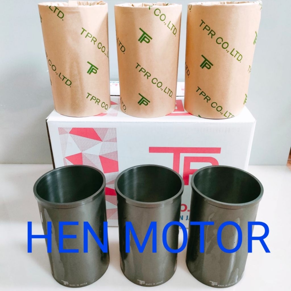 BORING CYLINDER LINER SET MITSUBISHI FUSO PS190 FM517 6D16 ASLI TL JAPAN 6PC