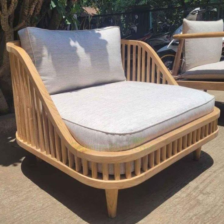 PORBAYA SOFA PREMIUM KAYU JATI SOFA OUTDOOR SOFA PANTAI SOFA SANTAI SOFA MODERN SOFA TERBARU Benquli