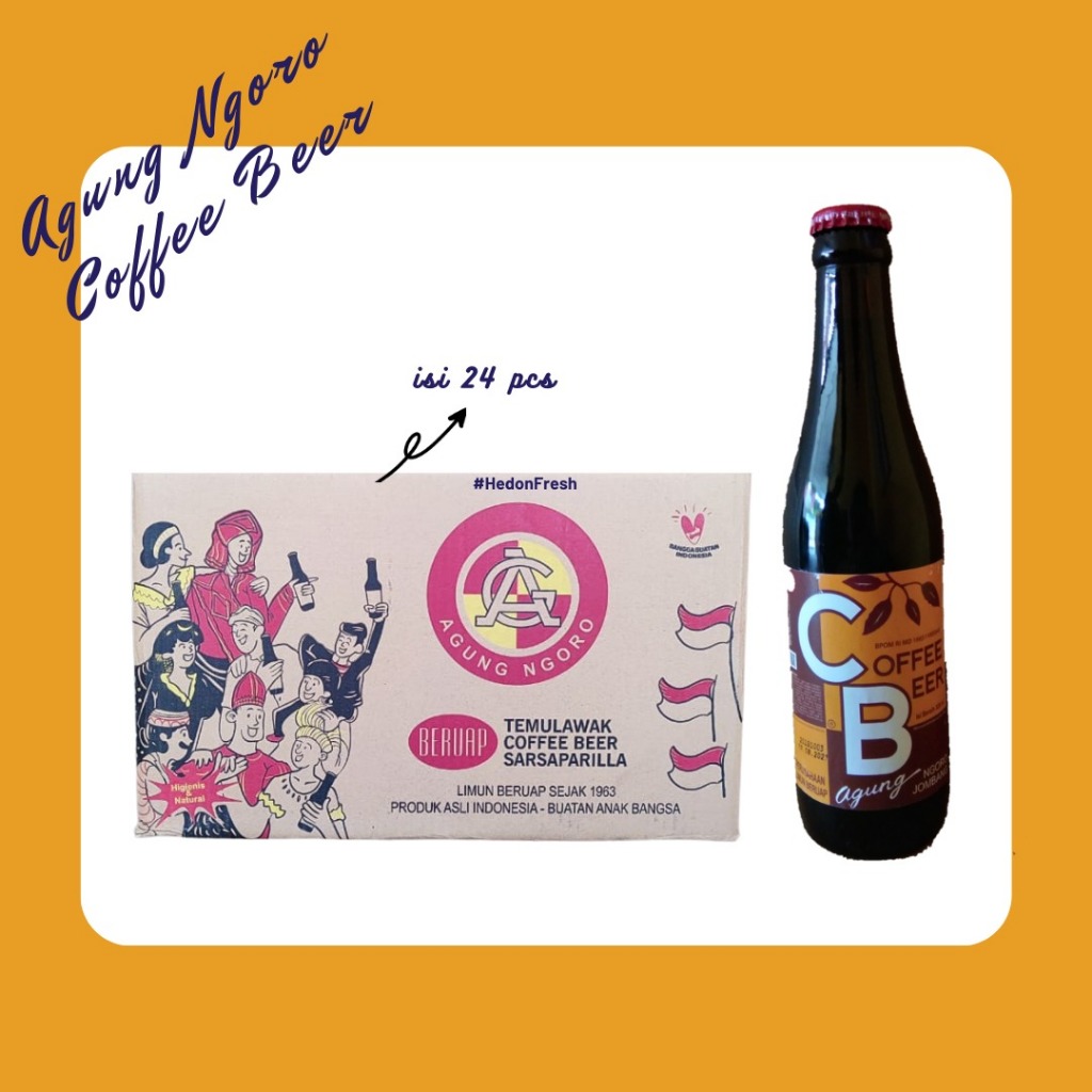 Coffee Beer Agung Ngoro 320 ml 1/2 ctn isi 12 botol - Bandung